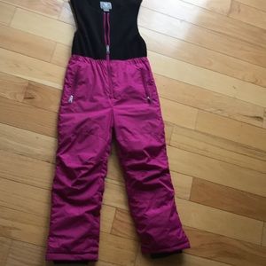 Ski bib girls size 6x White Sierra used